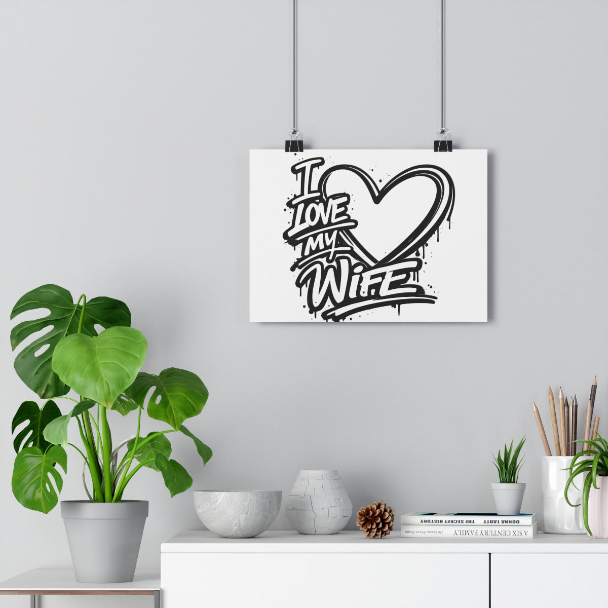 I Love My Wife Graff -- Impression Giclée Fine Art