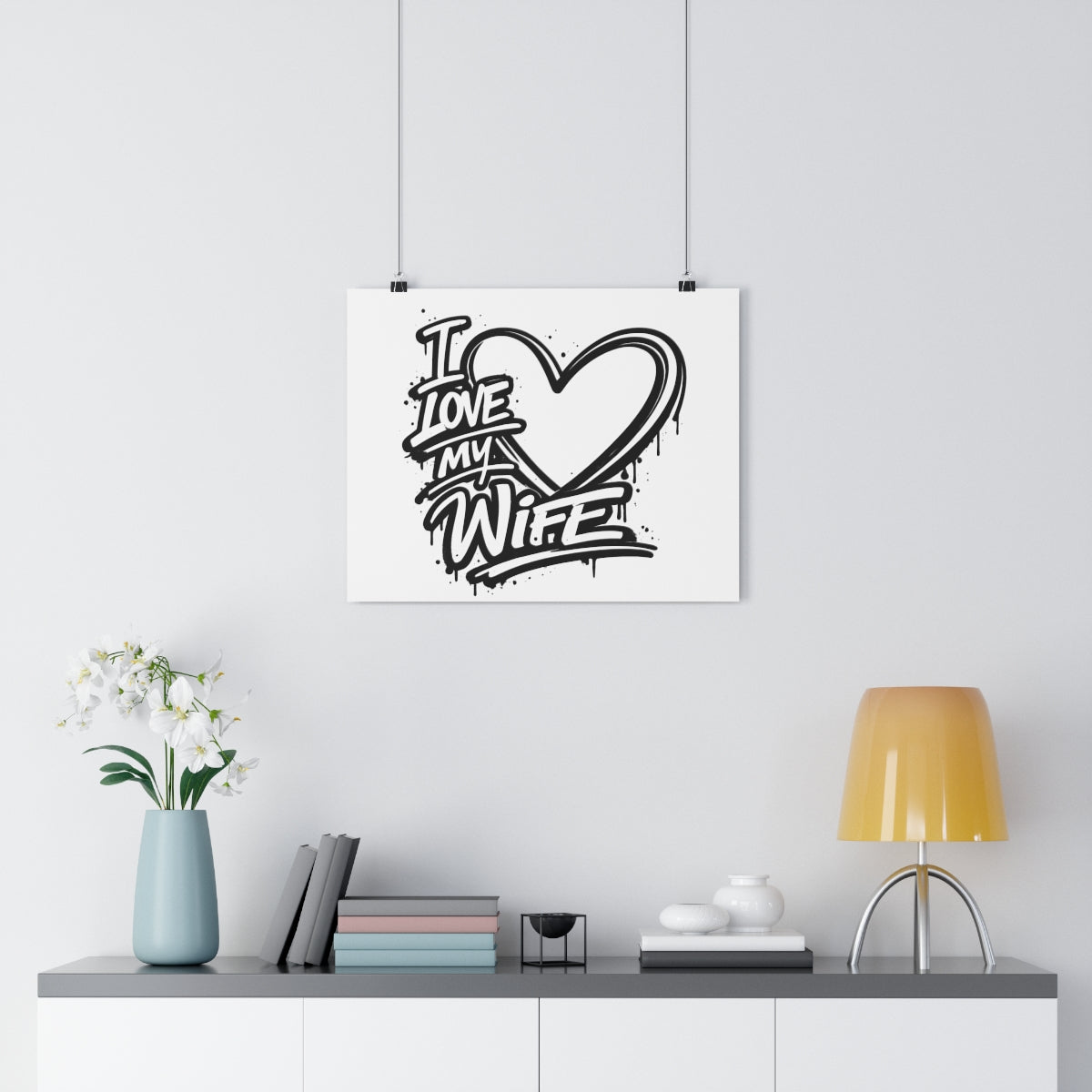 I Love My Wife Graff -- Impression Giclée Fine Art