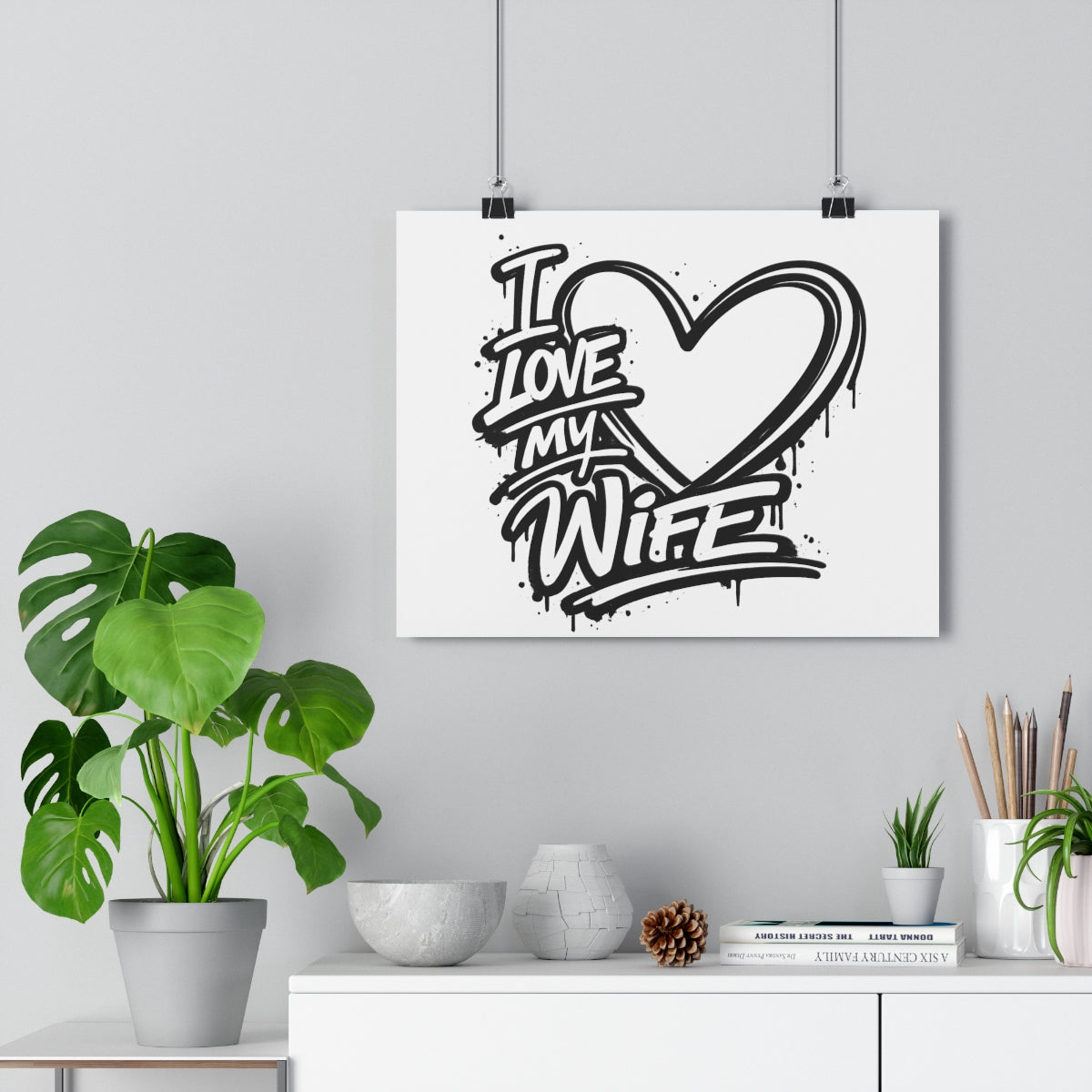 I Love My Wife Graff -- Impression Giclée Fine Art